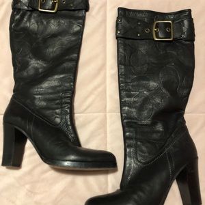 Size 9 Coach Leather Boots